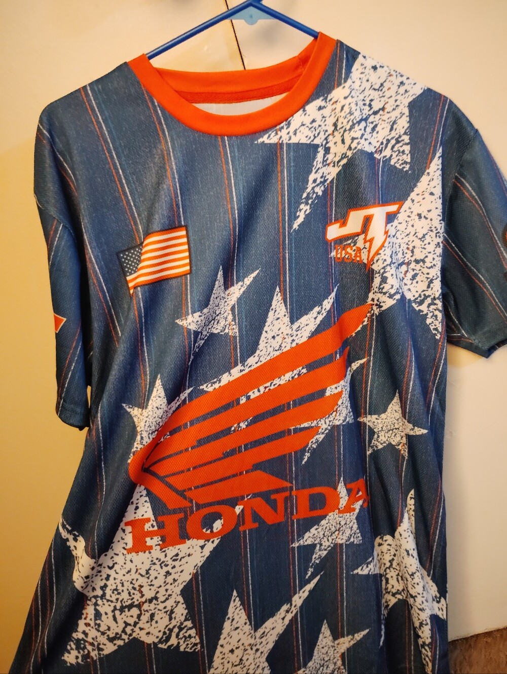 Honda Motocross JT Racing/USA World Cup 26 Collaboration Men's Sz. XL Jersey!